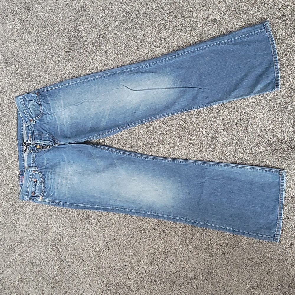 Luck Brand slim bootleg 34 long jeans